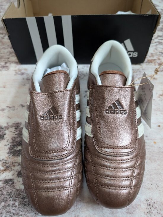 Addidas Shoes - NEW Adidas Taekwondo W Metallic Bronze/Cream Youth Size 6/Women's 7/7.5 NWT